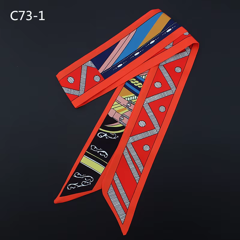 Foulard long et étroit en sergé pour femme