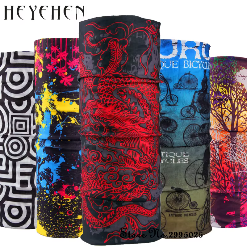 Nouvelle mode Dragon vélo moto Bandana écharpe Tube
