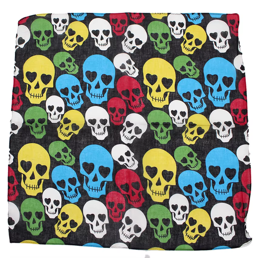 Foulard Bandana carré 100% coton