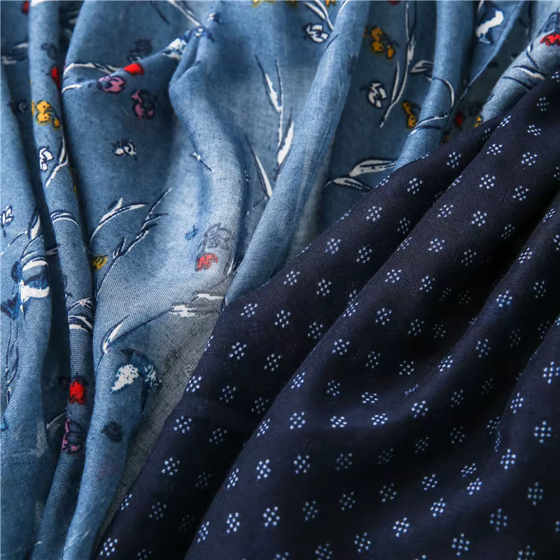 Foulard imprimé fleur pour femme