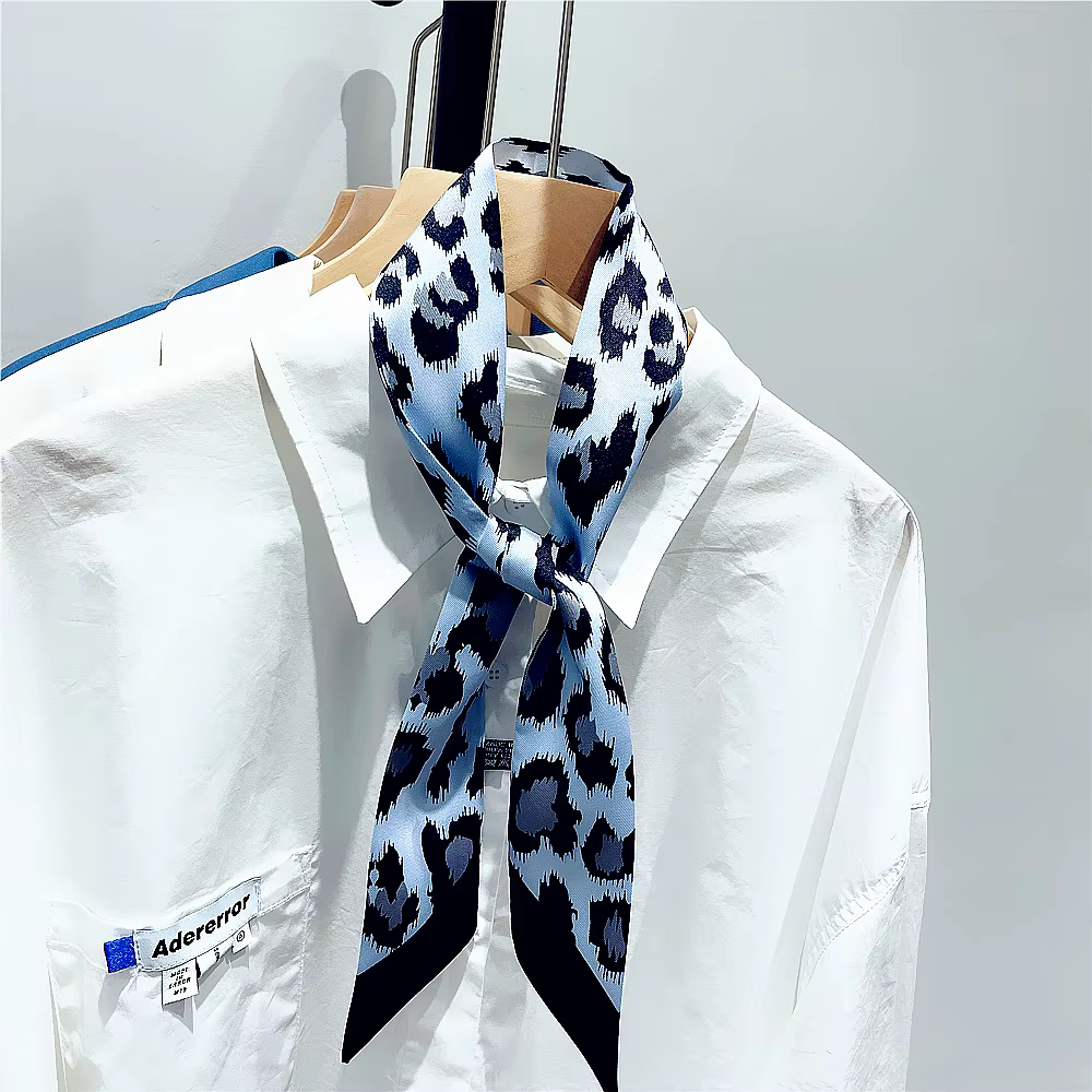 Foulard d'été imprimé léopard pour femmes