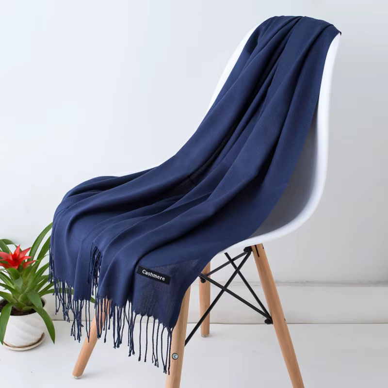 Desgine marque solide femmes cachemire écharpe automne hiver chaud châles enveloppes 2024 hommes Pashmina glands foulards femme Foulard Mujer