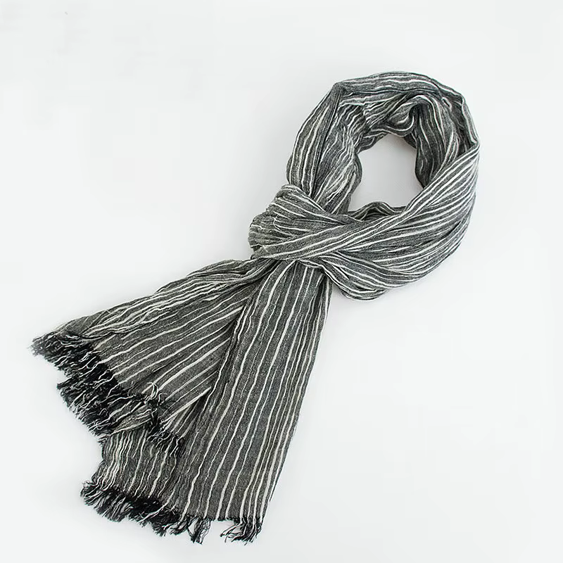 Marque écharpe de luxe concepteur couleur contrat silencieux frangé gland coton foulards pour homme printemps classique Cachecol châle YG369