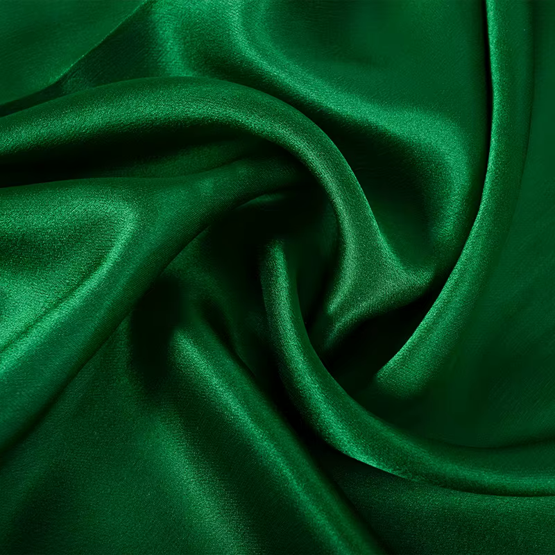 [BYSIFA] foulard en soie verte Pure châle femmes mode luxe Georgette