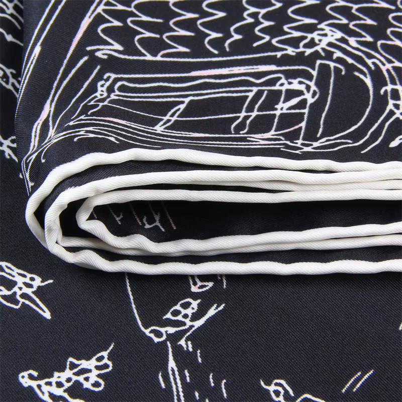 Foulard de jardin en sergé de 90cm pour femmes