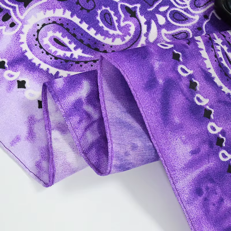 Écharpe carrée en polyester de haute qualité pour hommes et femmes