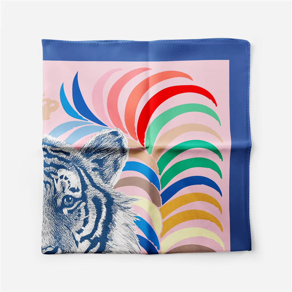 Foulard en soie sergé pour femmes
