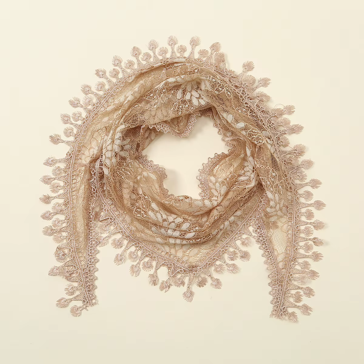 Foulard Triangle en dentelle pour femmes