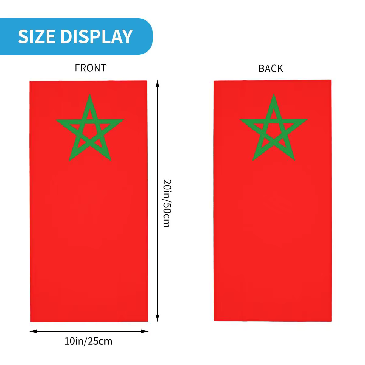 Masque cagoule imprimé The Feel of Marocain pour adultes
