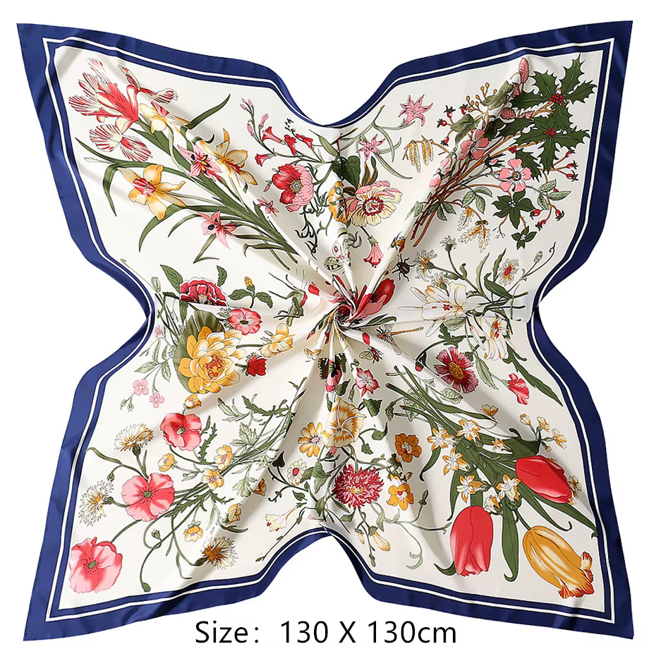 Foulard en soie de luxe pour femmes