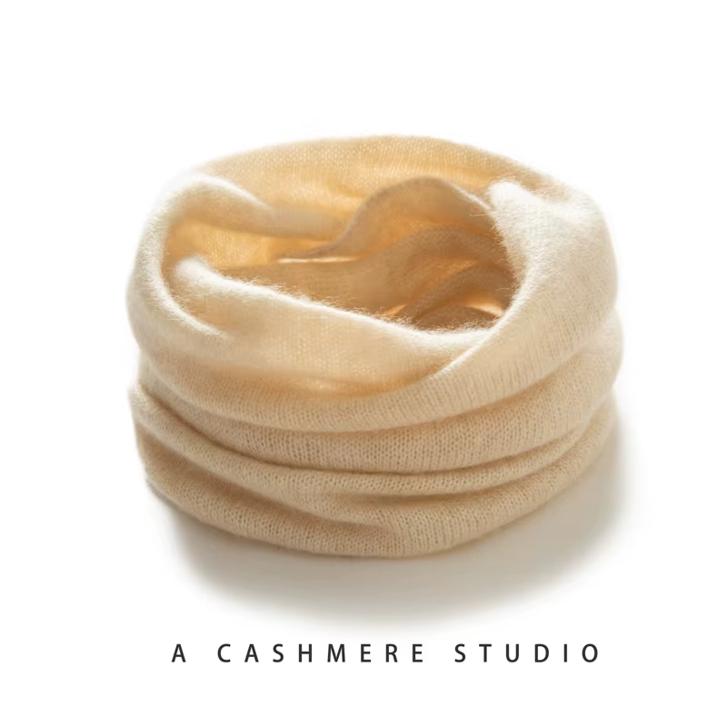 100% cachemire tricot écharpe hiver nouvelles femmes solide doux chaud foulards cou chaleur