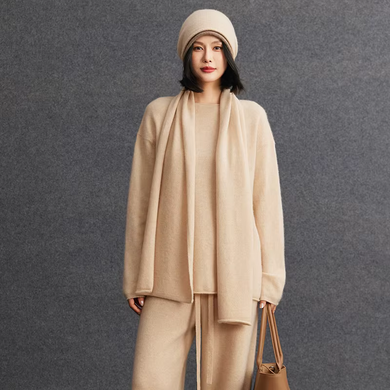 Écharpe de luxe haut de gamme pour femme en 100% cachemire bébé