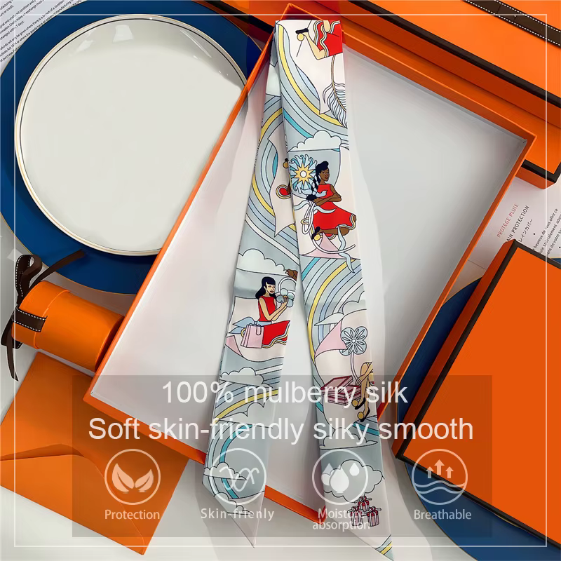 Foulard en soie de mûrier pour femmes