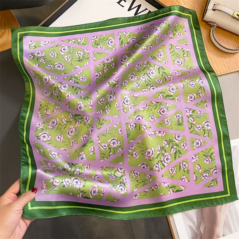 Foulard carré à carreaux Mulberry Injplanchers f pour femmes