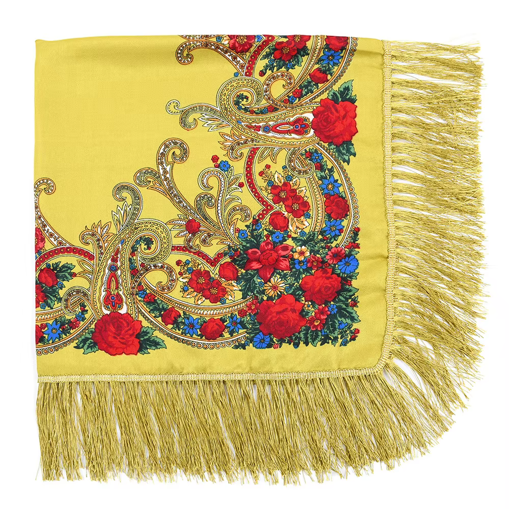 Foulard carré russe pour femmes