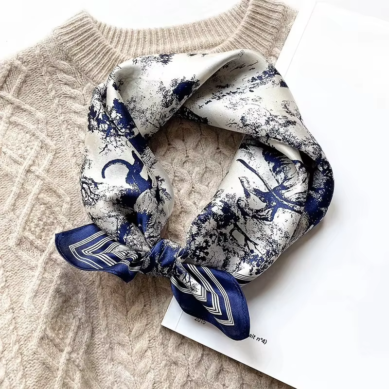 Foulard 100% Soie de Mûrier Naturelle pour Femme