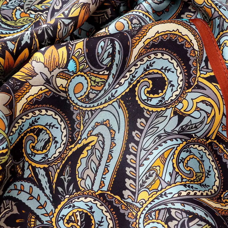 P aisley-Foulard hijab musulman pour femme