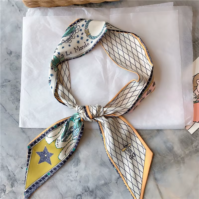 Écharpe fine à motif Tarot Chic pour femme