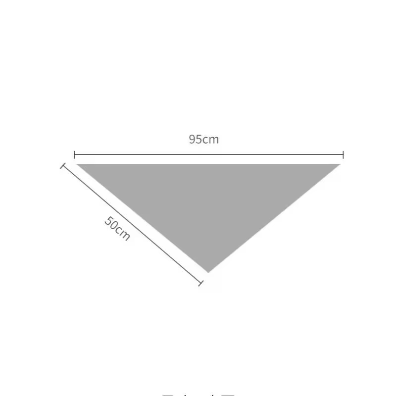 Nouvelle laine tricoté écharpe multi-fonctionnelle chaude triangulaire