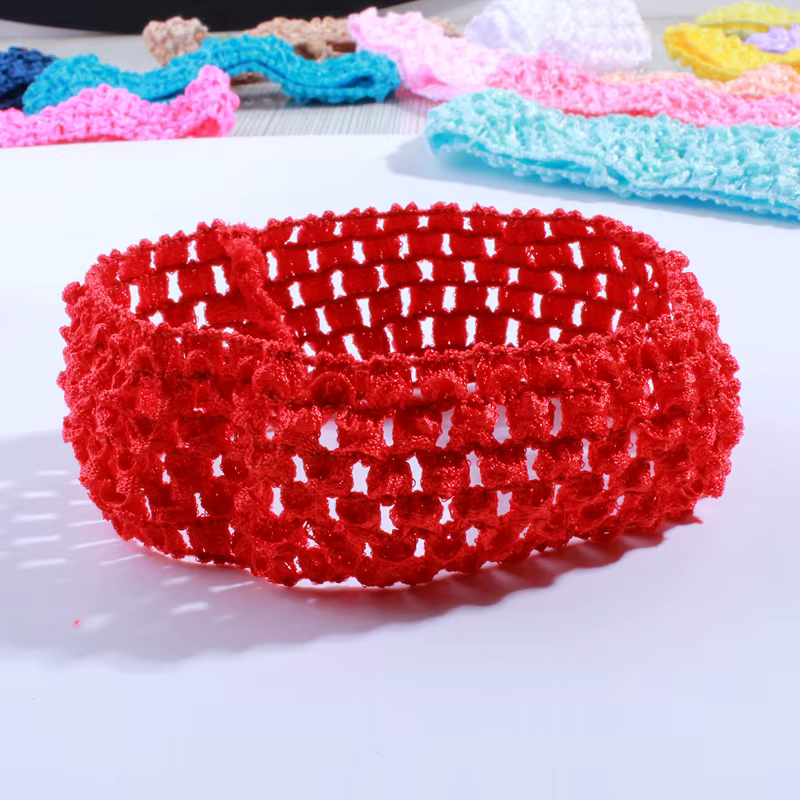 Bande élastique au crochet pour cheveux