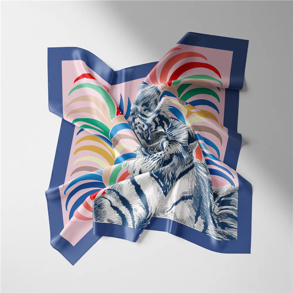 Foulard en soie sergé pour femmes