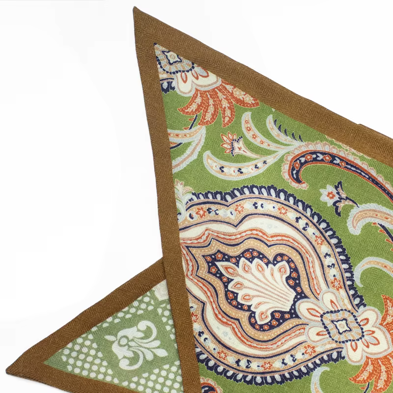 Écharpe Foulard Premium 70% Laine 30% Soie