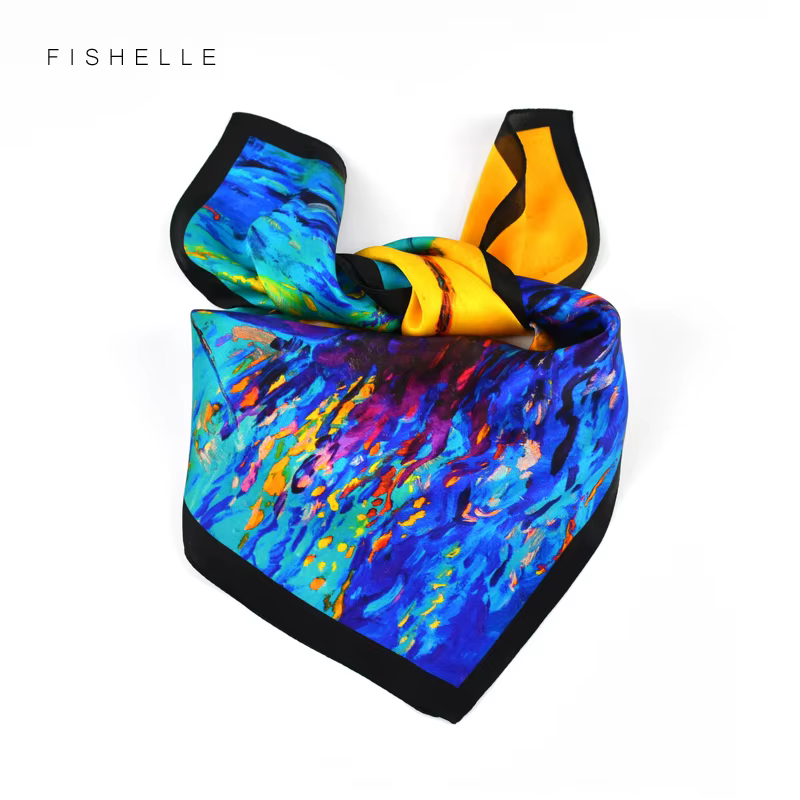 Foulards en soie naturelle pour femmes