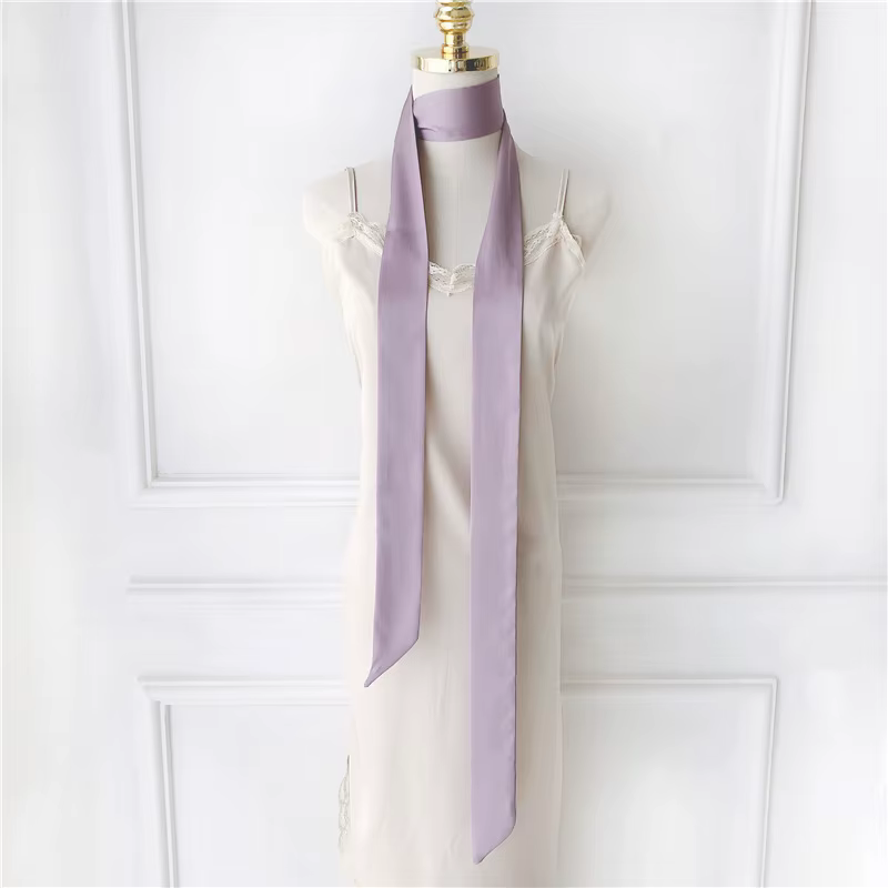 Foulard étroit en Satin de soie