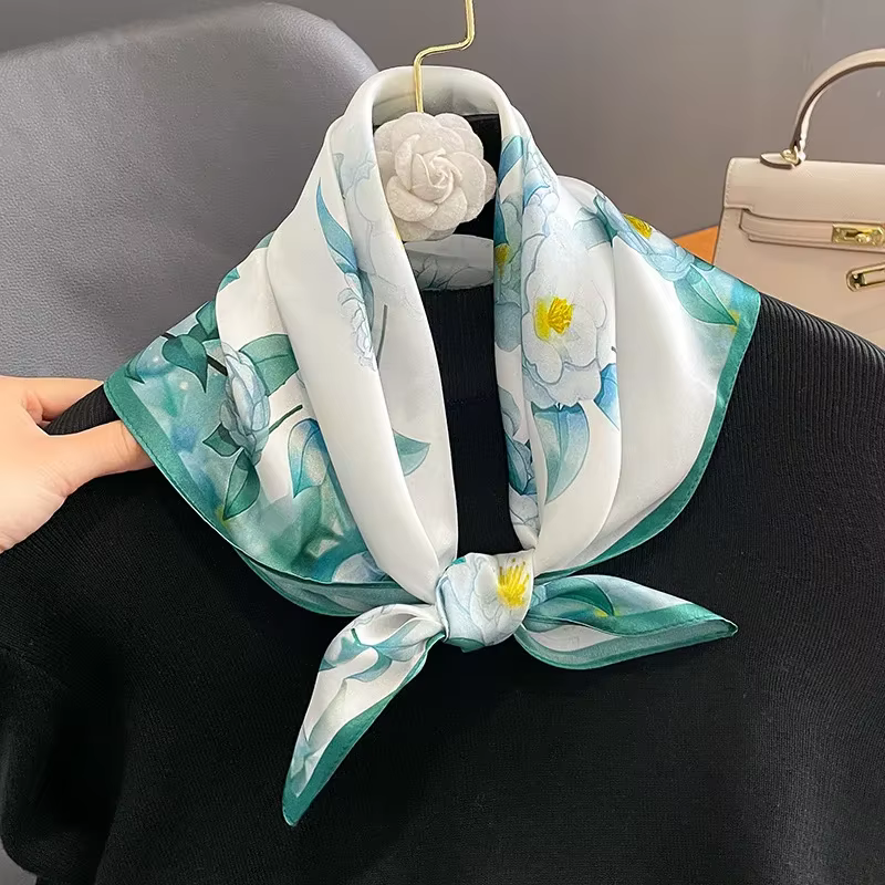 Femmes élégantes 100% Foulard en soie de mûrier