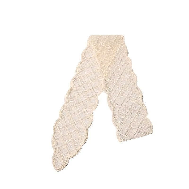 2026 Foulard long en dentelle florale pour femme