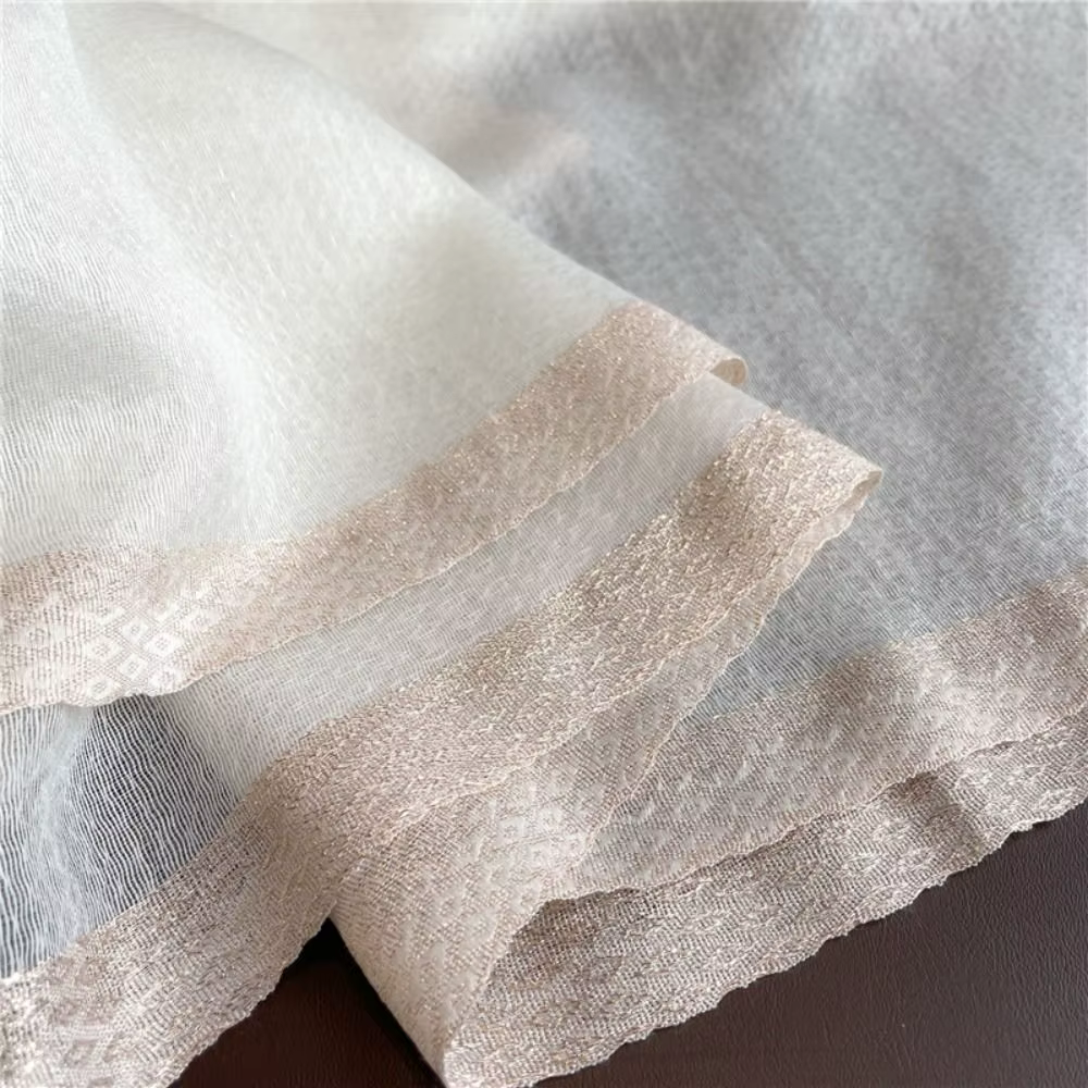 Nouveau grand foulard de luxe en soie Organza élégant couleur unie longues foulards 180*70 cm châles solides pour les femmes Hijab