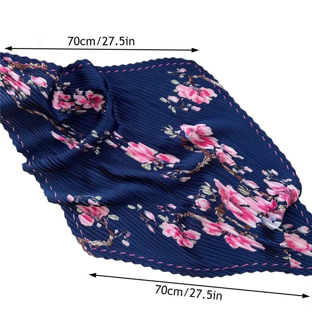 Foulard carré pliable pour femme
