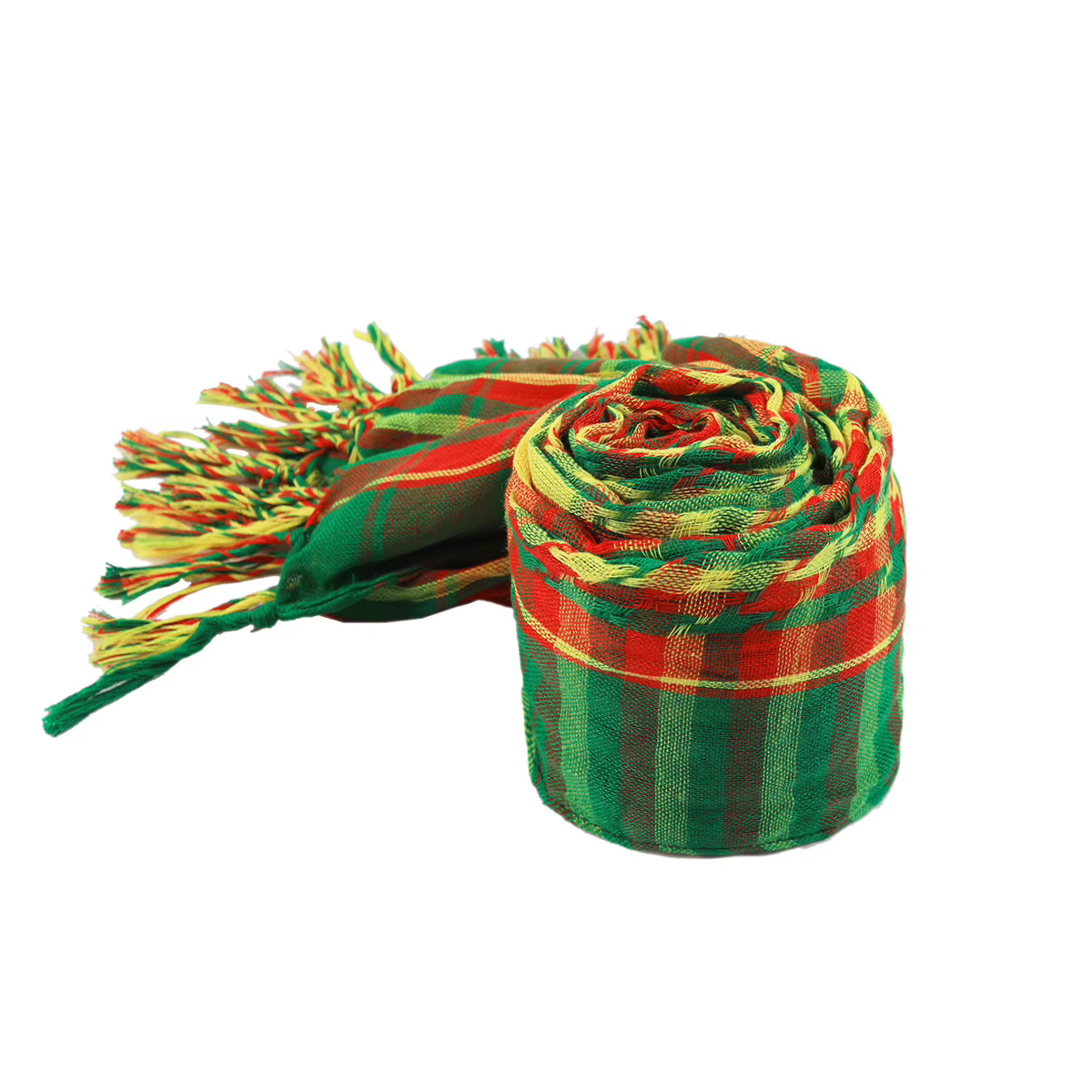 Écharpe Shemagh, Foulard de tête arabe du désert, Keffiyeh à carreaux Rastafari, avec pompons, coupe-vent, cache-cou pour la randonnée, le camping et le style Reggae