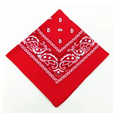 Bandana carré en coton tendance Hip Hop 2026
