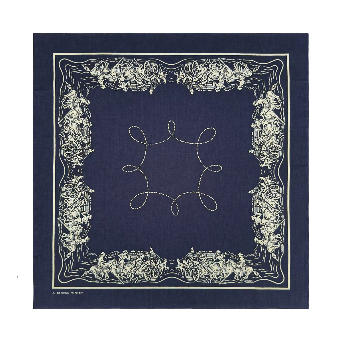 Bleu marine haute qualité Hip Hop coton carré écharpe hommes Bandana écharpe bandeau noir Paisley cadeaux pour garçons/filles