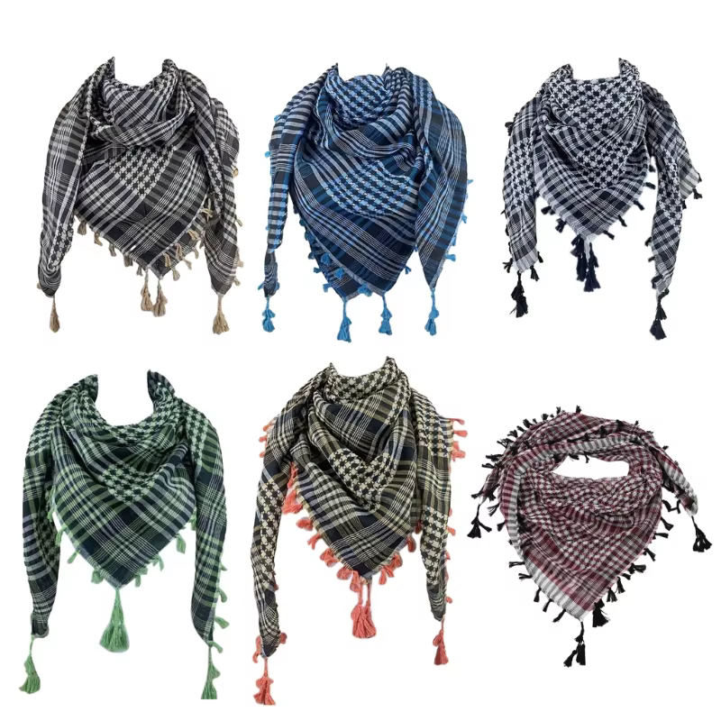 Foulards enveloppes écharpe femmes hommes arabe Shemagh Keffiyeh Palestine