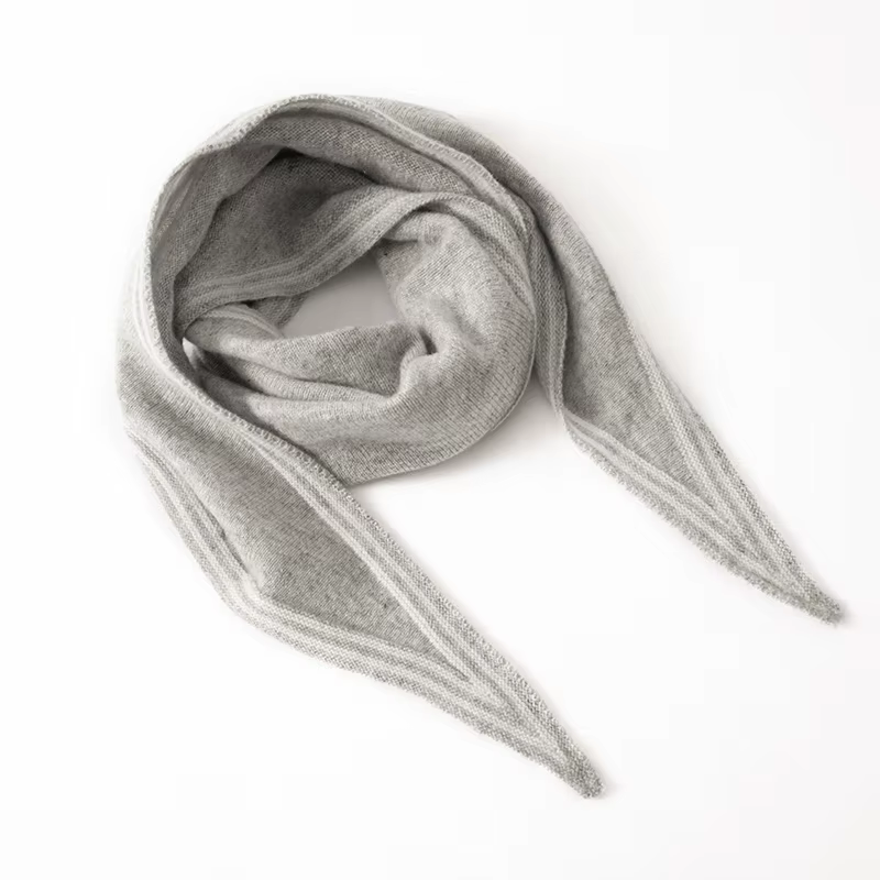 Écharpe triangulaire en cachemire 100% doux et confortable pour femmes
