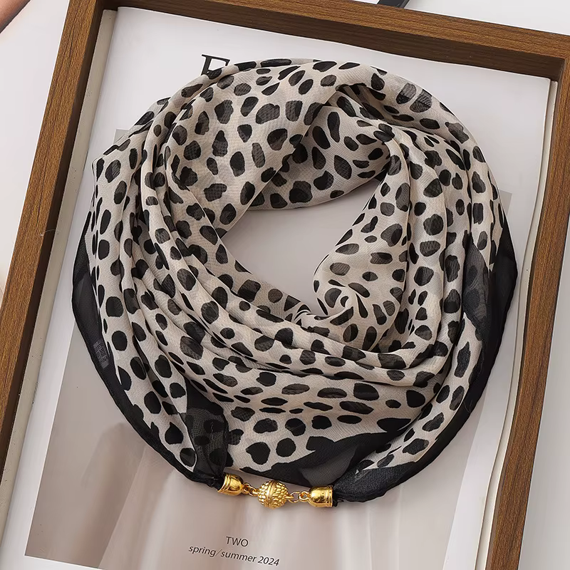 Écharpe à boucle magnétique pour femmes