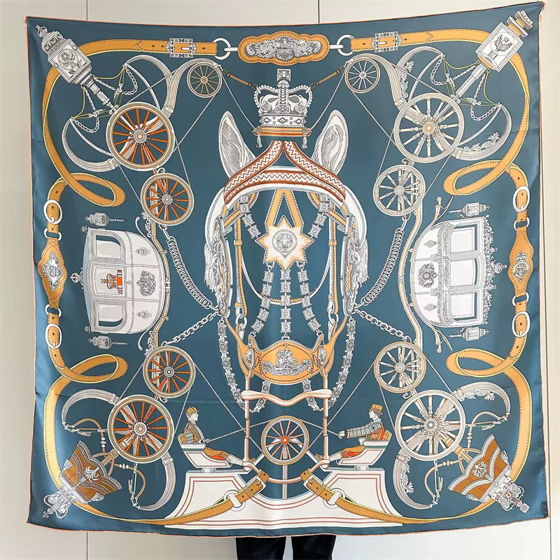 Foulard en soie de mûrier