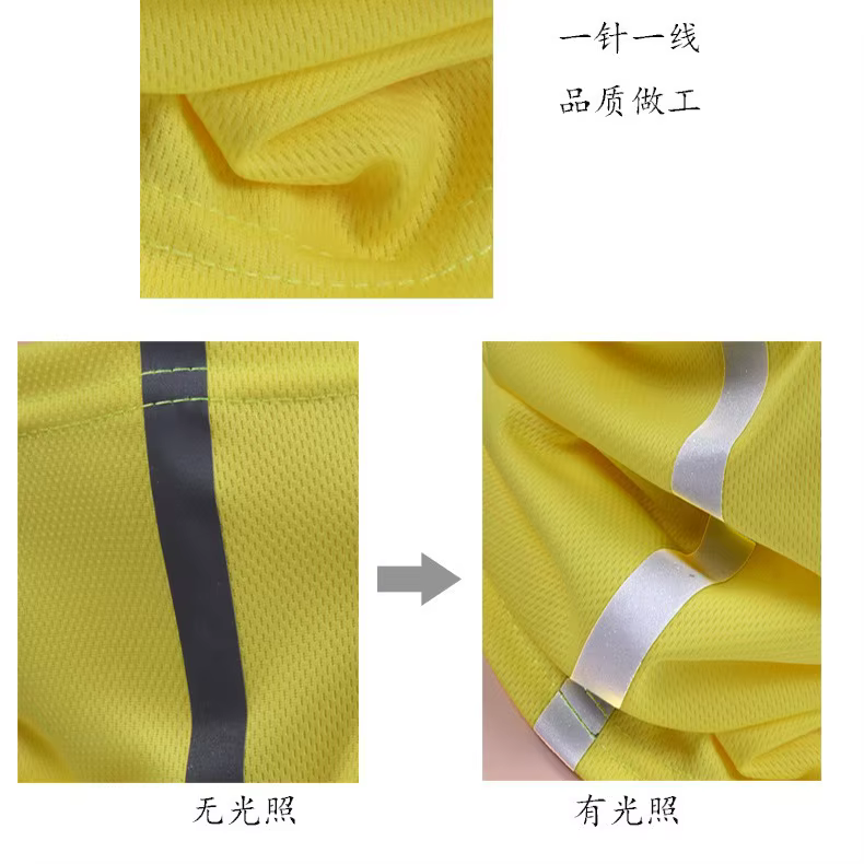 Bandana de sécurité au néon pour le cou