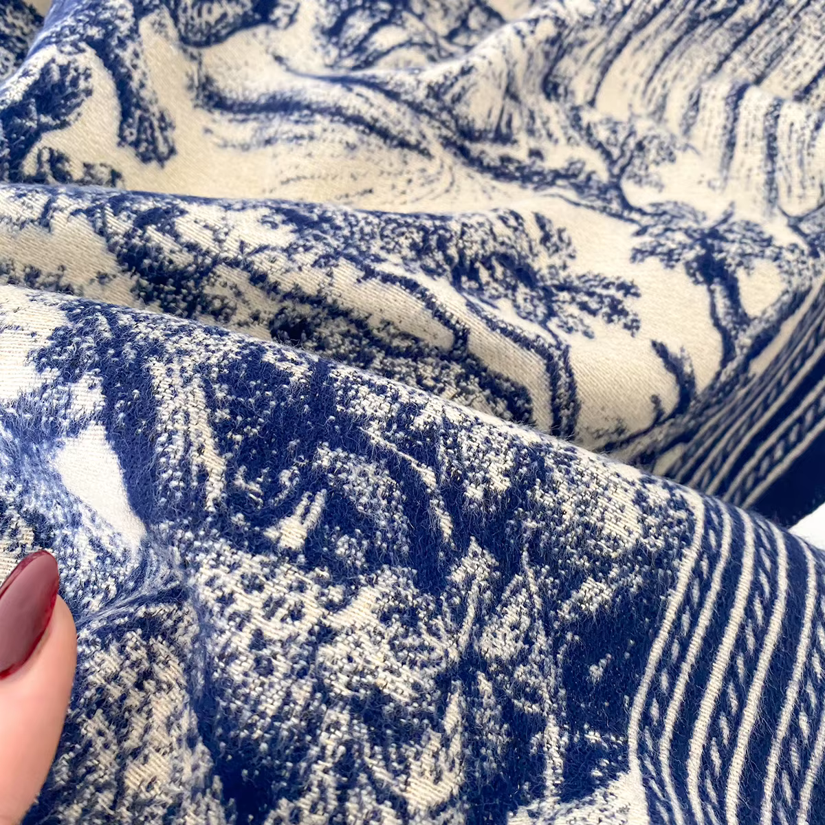 Châle Pashmina Jacquard Animal élégant pour femmes