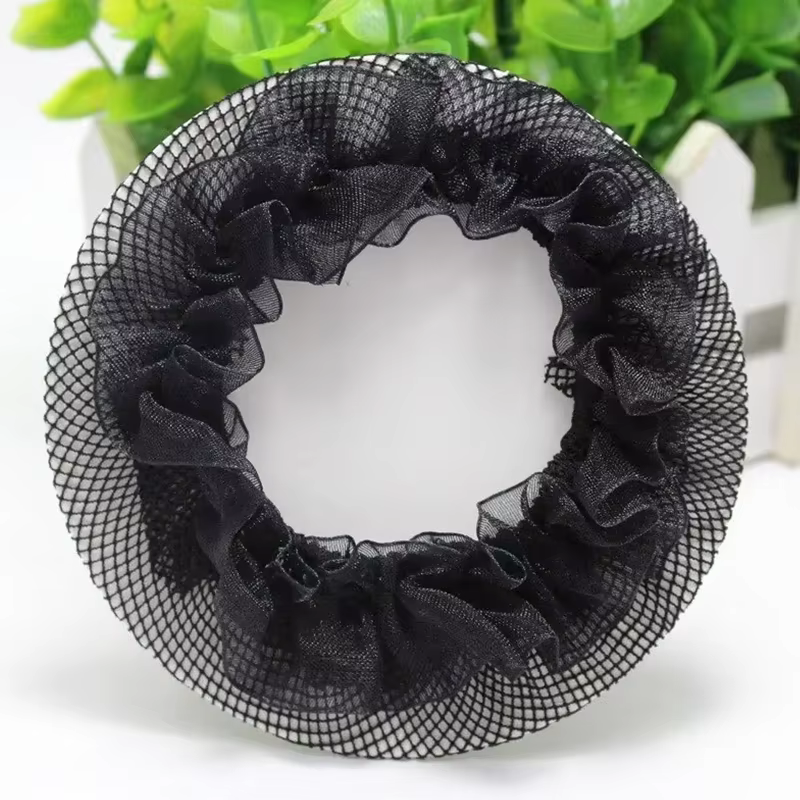 Belle couverture de chignon Snood femmes filet à cheveux Ballet danse patinage Crochet Fanchon strass style chapeaux accessoires