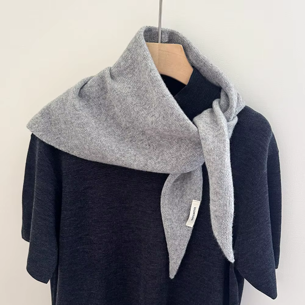 Écharpe tricotée 100% laine pour femme