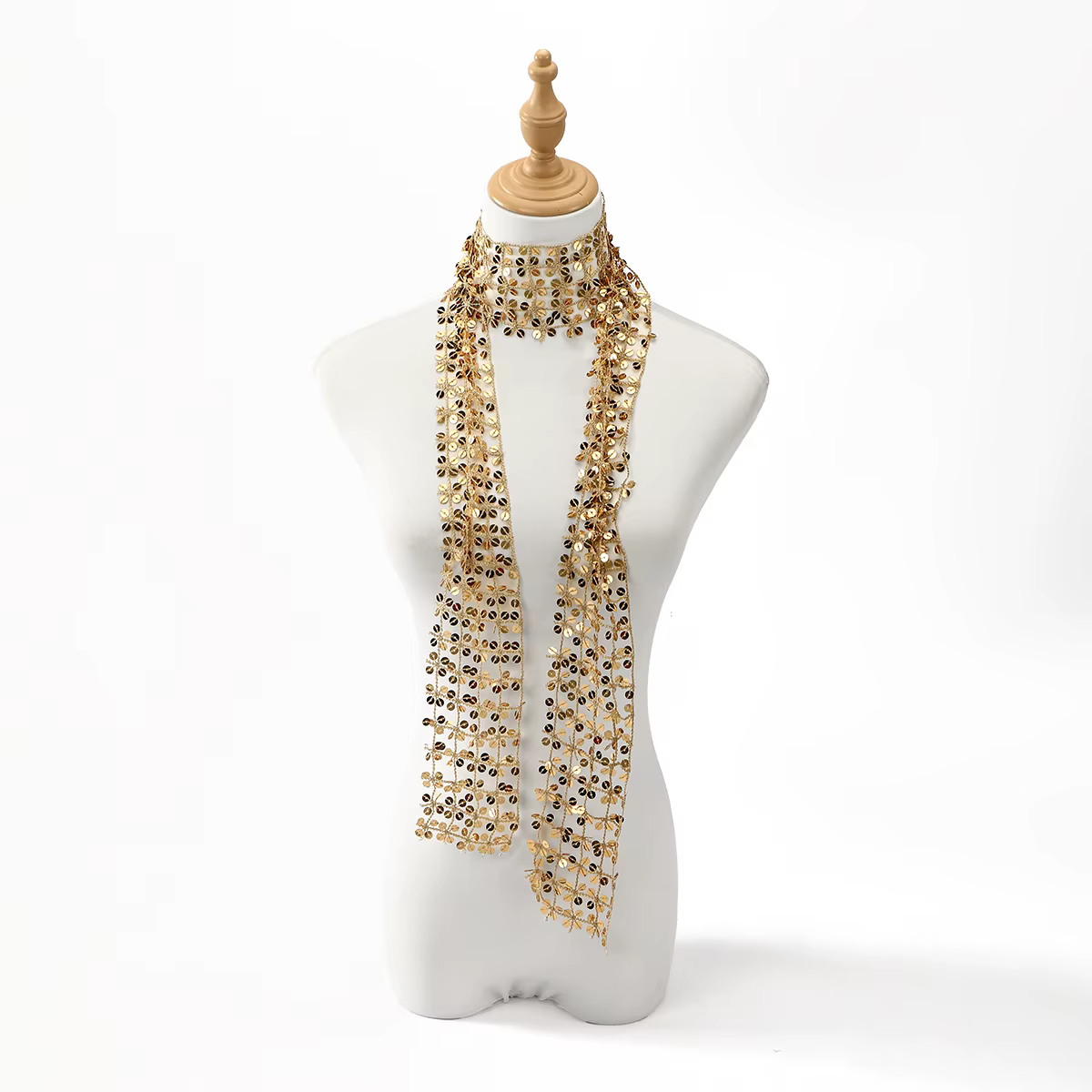 Écharpe à paillettes brillantes pour femmes