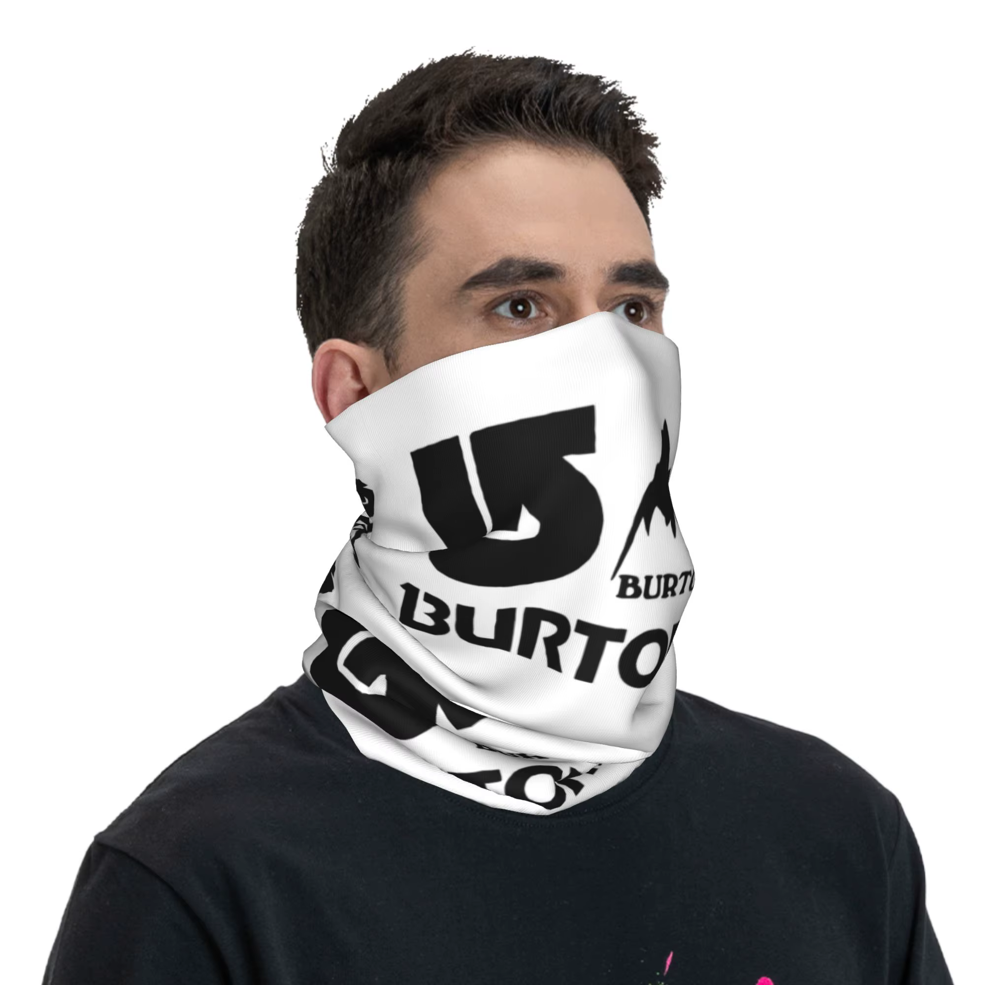 Cache-cou bandana personnalisé Burton pour femme et homme – Écharpe