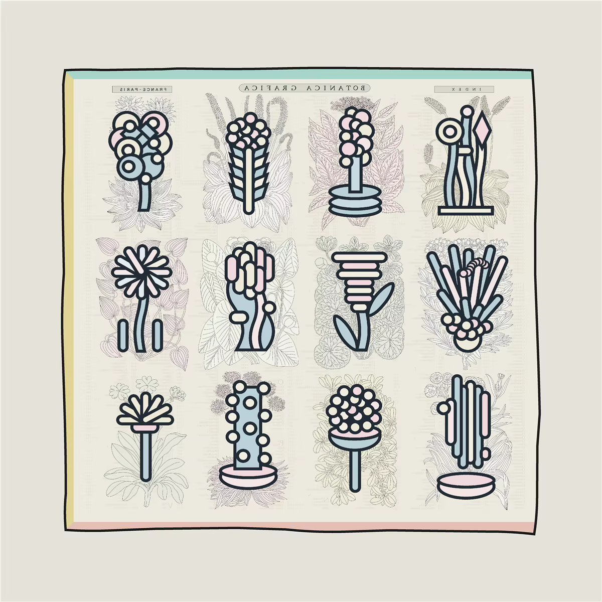 Foulard en sergé de soie 90CM
