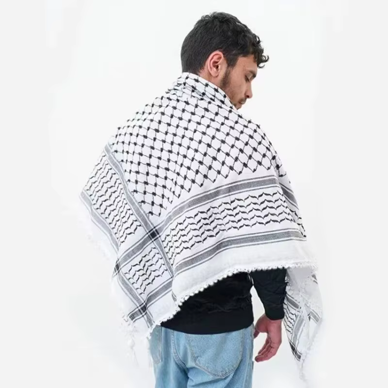 Nouveau Foulard arabe pour hommes et femmes Jacquard Arafat émeraude dubaï écharpe moyen-orient arabie saoudite