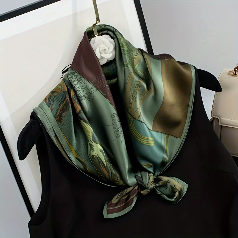 Écharpe en Satin doux pour femmes