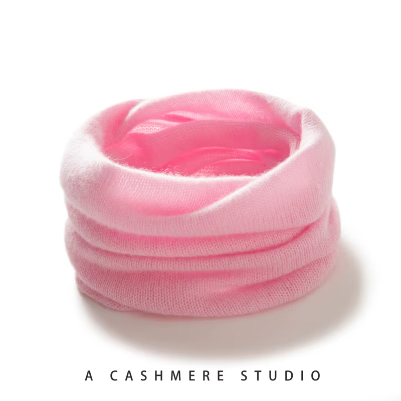 100% cachemire tricot écharpe hiver nouvelles femmes solide doux chaud foulards cou chaleur