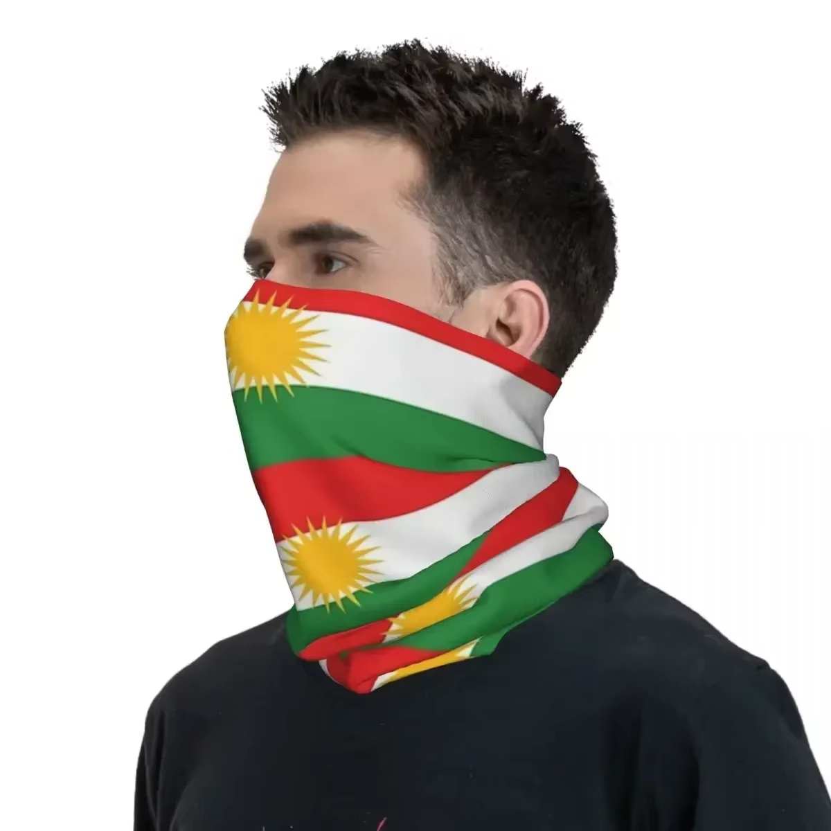 Cou bandana imprimé kurde